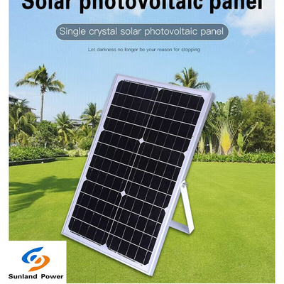 Monokrystaliczny krzemowy panel słoneczny Mono 18V 30W 1,66A dla domu