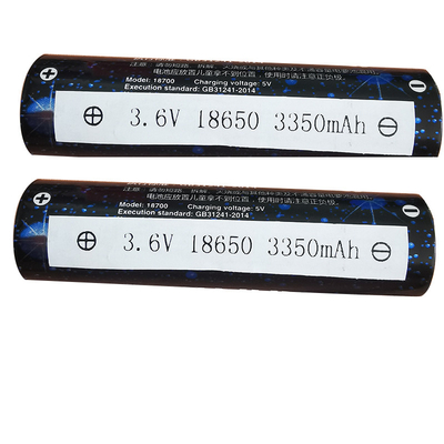 OEM cylindryczny akumulator litowo-jonowy ICR18650 3,6 V 3350 mah z terminalem USB