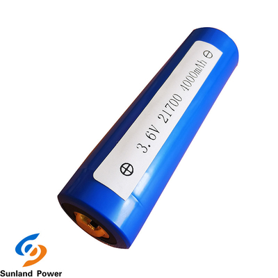 Niebieska litowa bateria cylindryczna ICR21700 3.6V 4000mah z USB 300-krotnym cyklem życia