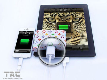 Kolorowy zewnętrzny bank mocy banku 10000 mah z podwójnym portem USB dla iPada