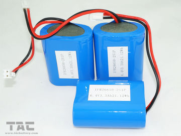 Wysoka pojemność 6.4v 3.3AH 3.2V LiFePO4 Battery Pack / bateria słoneczna litowo-jonowa
