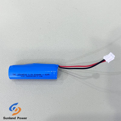 3.2V AA IFR14500 Litium Iron Phosphate Battery 600mAh With Protection Circuit Aplikacja dla inteligentnego zamka