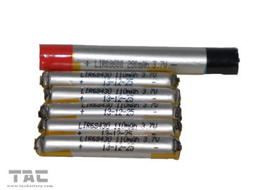 3.7V LIR68500 / LIR68430 E-cig Duża bateria do zestawu Ego Ce4 110 mAh ROHS Zatwierdzona