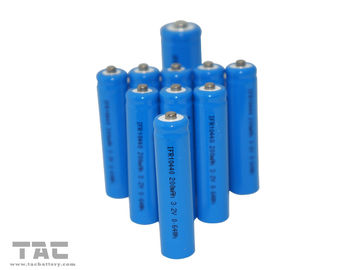 Niebieski PVC 3.2V LiFePO4 Bateria AA 14500 600mah na lampę słoneczną i LED