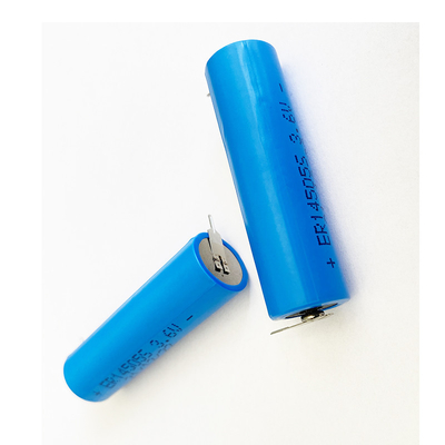 Niebieska bateria LiSOCl2 ER14505S 3,6 V 1,8 Ah Bateria wysokotemperaturowa
