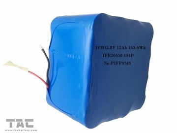 IFM12.8V 12Ah LiFePo4 Battery Pack 26650 4S4P Do solarnej lampy ulicznej
