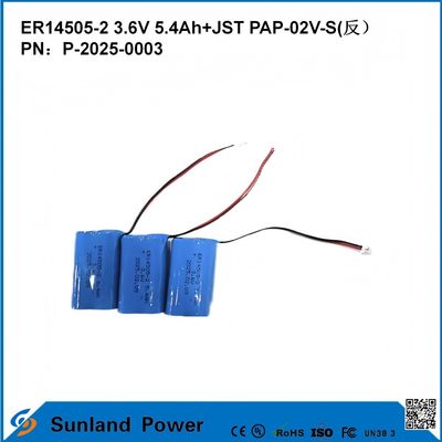 3.6V 5.4AH ER14505-2 Bateria podstawowa Wysokie i stabilne napięcie robocze