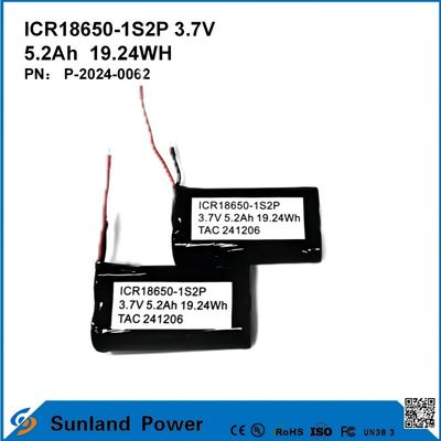 ICR18650-1S2P 3.7V 5.2AH 19.24WH Akumulator naładowalny