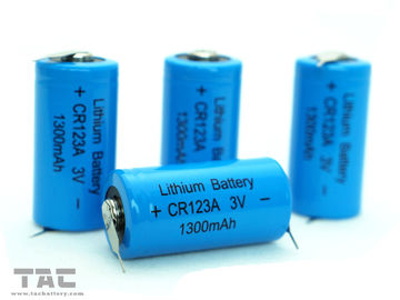 Długi cykl życia 3.0V CR123A 1300mAh TAC Podstawowa litowa bateria Li-MnO2