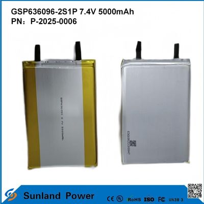 Akumulatory litowo-jonowe GSP636096-2S1P 7.4V I 5000mAh Do banków zasilania Urządzenia elektroniczne zewnętrzne Lampa latarnia oświetlenia Małe urządzenia elektroniczne