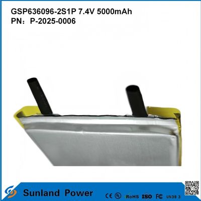 Akumulatory litowo-jonowe GSP636096-2S1P 7.4V I 5000mAh Do banków zasilania Urządzenia elektroniczne zewnętrzne Lampa latarnia oświetlenia Małe urządzenia elektroniczne