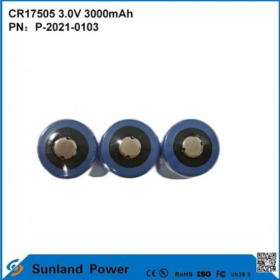 CR17505 3,0V 3000mAh Do inteligentnych instrumentów Sprzęt medyczny Transport i logistyka Inteligentne meble Wysokiej wydajności Stabilny rozładowanie Wydajność napięcie wyjście Długa żywotność
