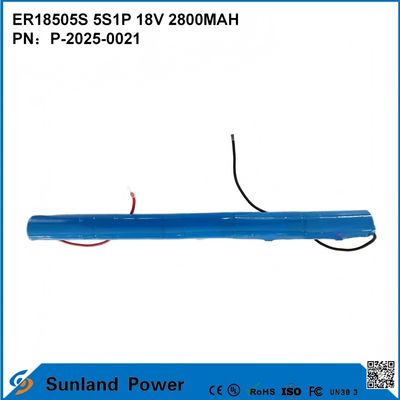 ER18505S 5S1P 18V 2800MAH Bateria wysokotemperaturowa o dużej pojemności