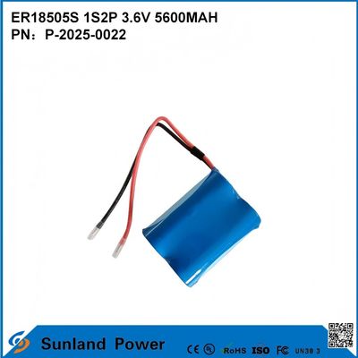 ER18505S 1S2P 3.6V 5600MAH Bateria wysokotemperaturowa, o dużej pojemności