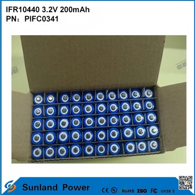 IFR10440 3,2V 200mAh Używane do GPS, słupków drogowych, zabawek, lamp górniczych, lamp solarnych, urządzeń komunikacji bezprzewodowej, elektronarzędzi, sprzętu audiowizualnego, inteligentnych liczników, systemów bezpieczeństwa, oświetlenia awaryjnego