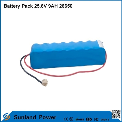 Akumulator litowo-jonowy do motocykla LiFePO4, 25.6V 9AH 26650