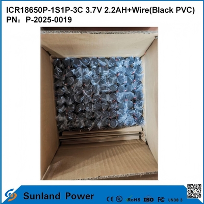 ICR18650P-1S1P-3C 3,7V 2,2AH+PRZEWÓD BATERIA