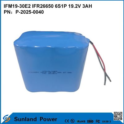 LiFePO₄ IFM19-30E2 IFR26650 6S1P 19.2V 3AH BATERIA używana w systemach magazynowania energii, elektronarzędziach