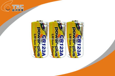 3.0V CR123A 1300mAh Podstawowa litowa bateria Li-MnO2 Wysoka gęstość energii