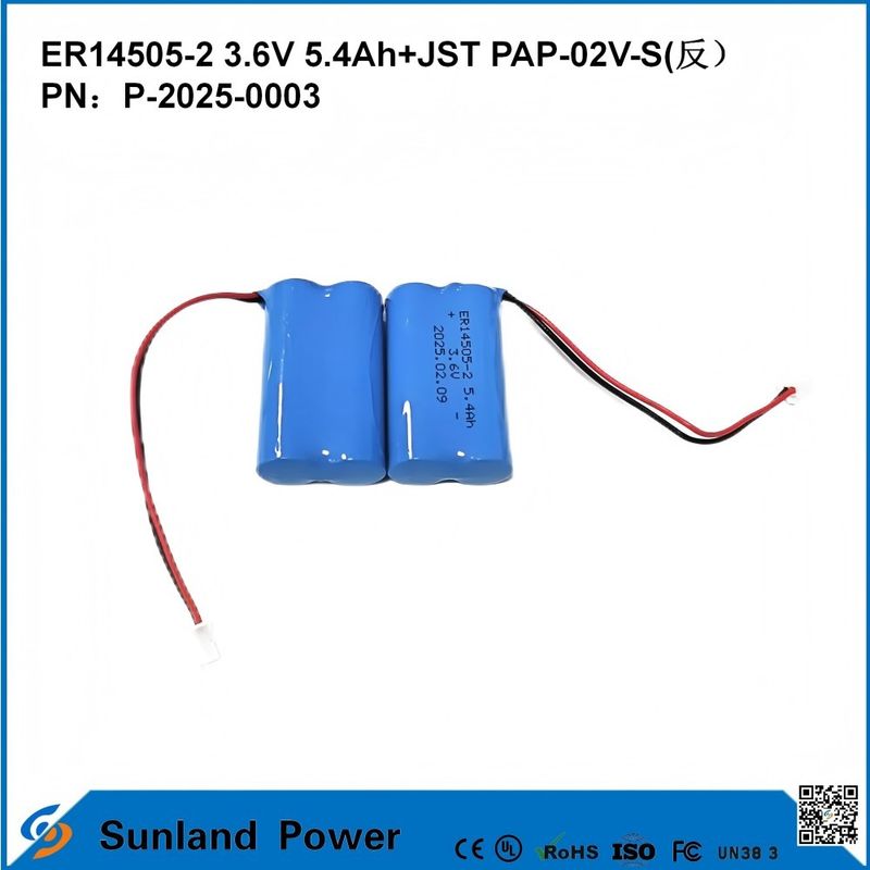 3.6V 5.4AH ER14505-2 Bateria podstawowa Wysokie i stabilne napięcie robocze