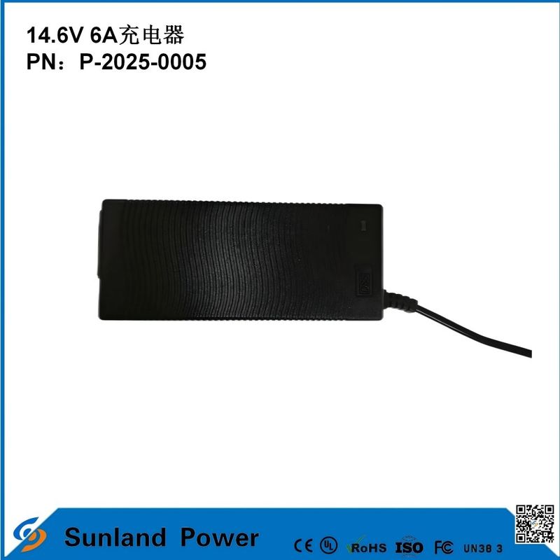 14.6V 6A ładowarka, Kompatybilna z 12,8V/14,4V Litium Iron Phosphate (LiFePO4) Ładowarka akumulatorów, zaprojektowana specjalnie dla narzędzi elektrycznych/elektryczny