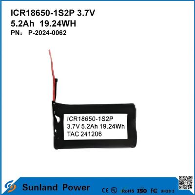 ICR18650-1S2P 3.7V 5.2AH 19.24WH Akumulator naładowalny