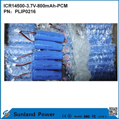Akumulator ICR14500-3.7V-800mAh-PCM stosowany do oświetlenia LED Produkty cyfrowe Urządzenia domowe inteligentne Urządzenia domowe bezprzewodowe Myszy elektryczne Szczoteczki do zębów Aparaty do golenia