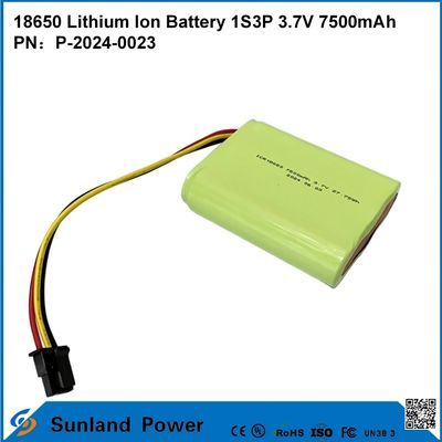 Akumulator litowo-jonowy 18650 1S3P 3,7V 7500mAh