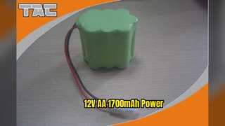 Akumulatory NiMH 12 V AA 1700 mAh