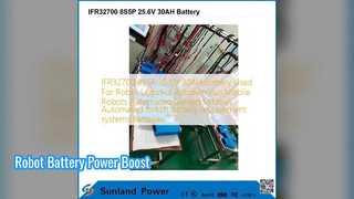 Aktualizacja baterii robota 25,6 V 30 Ah